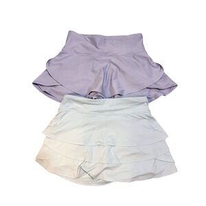 Athleta Girl Size M 8/10 Serve Skort + Swing Skort, Active Tennis, Sport Skirts